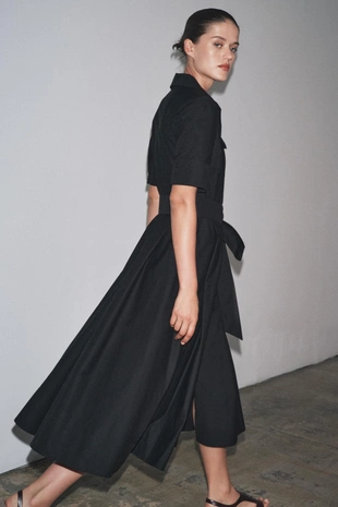 Платье миди из поплина — ZW COLLECTION- Заказать в России