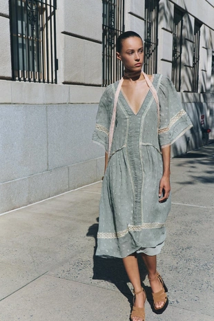 Романтичное платье миди — ZW COLLECTION- Заказать в России