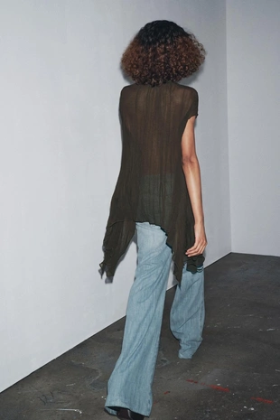 Рубашка из ткани «бамбула» — ZW COLLECTION- Заказать в России