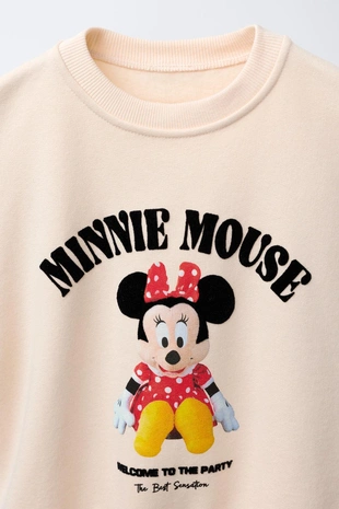 Толстовка с рельефным принтом MINNIE MOUSE © DISNEY - Заказать в России