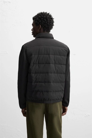 Однотонная стеганая куртка- Заказать в России