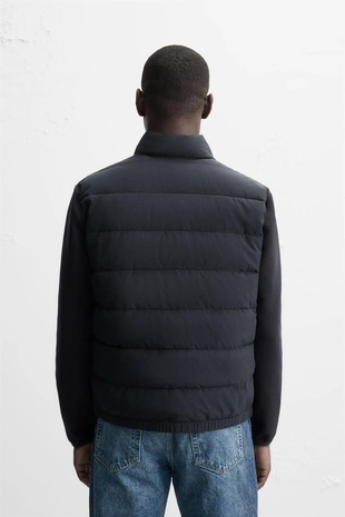 Однотонная стеганая куртка- Заказать в России