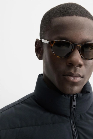 Однотонная стеганая куртка- Заказать в России