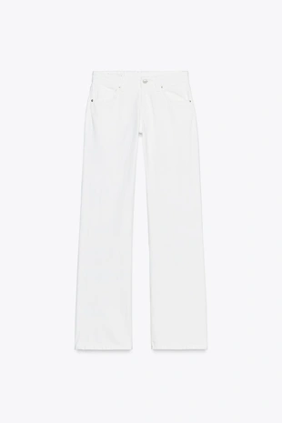 Джинсы TRF WIDE-LEG с низкой посадкой