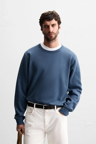 Базовая толстовка с круглым вырезом