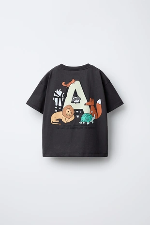 Футболка с анималистическим принтом- Заказать в России