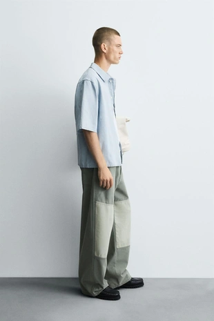 Джинсовая рубашка с вышивкой- Заказать в России