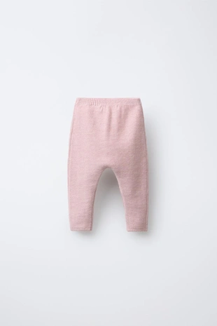 Купить Zara Трикотажные брюки с цветами, связанными крючком