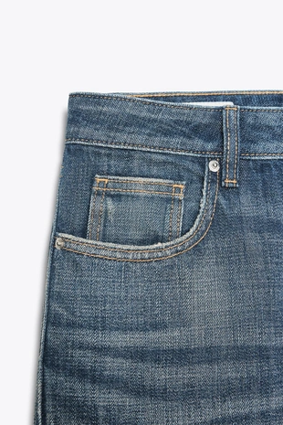 Прямые укороченные джинсы TRF со средней посадкой- Заказать в России