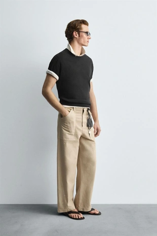 Футболка HEAVYWEIGHT с отделкой в рубчик- Заказать в России