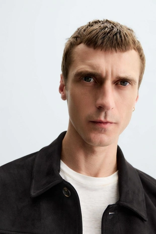 Куртка-рубашка из искусственной замши- Заказать в России