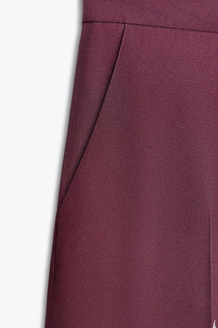 Брюки широкого кроя с цветочным принтом- Заказать в России