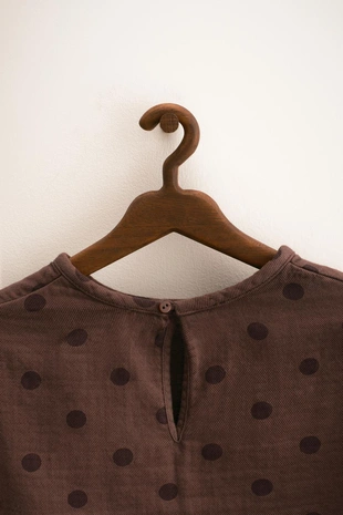 Brown | 6228/234/700 - Zara ZARA TIMELESS — рубашка в горошек