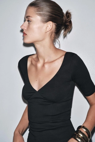 Футболка из хлопка и модала