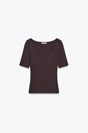 Футболка из хлопка и модала- Заказать в России