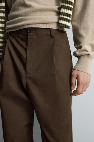 Брюки чинос со складками - LIMITED EDITION- Заказать в России