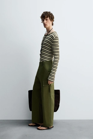 Брюки карго RELAXED FIT- Заказать в России