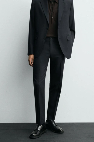 Купить Zara Костюмные брюки с узором «гусиная лапка»