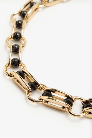 Ожерелье-чокер из ограниченной коллекции с цепными звеньями- Заказать в России