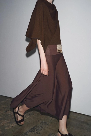 Трикотажный топ-накидка- Заказать в России