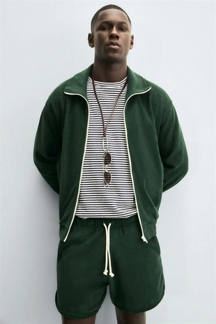 Толстовка махровая на молнии- Заказать в России