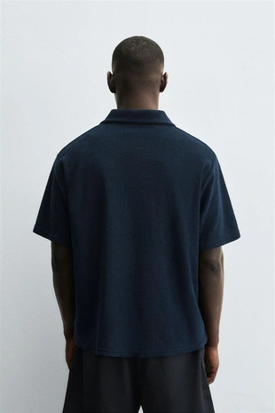 Поло REGULAR FIT из махровой ткани- Заказать в России