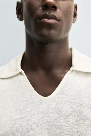 Трикотажное поло из конопли и вискозы- Заказать в России