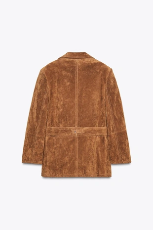 Купить Zara Блейзер из замши