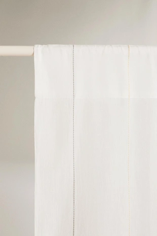 Купить Zara Занавес низкой плотности с помпонами