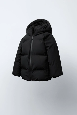 Стеганая куртка WATER REPELLENT с капюшоном- Заказать в России