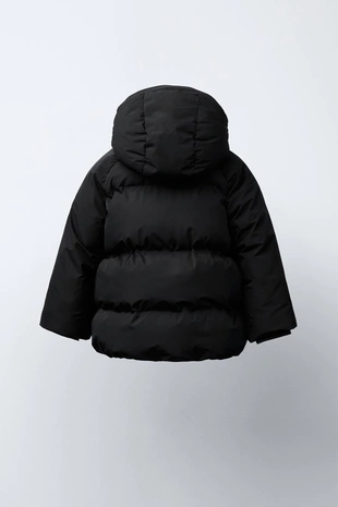 Стеганая куртка WATER REPELLENT с капюшоном- Заказать в России