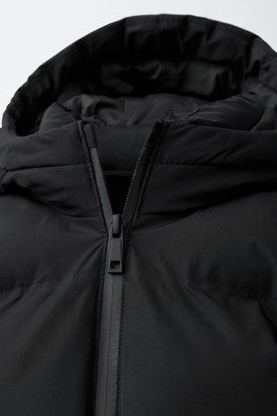 Стеганая куртка WATER REPELLENT с капюшоном- Заказать в России
