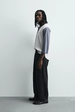 Легкие джинсы свободного кроя WIDE LEG- Заказать в России