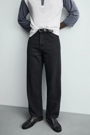 Легкие джинсы свободного кроя WIDE LEG- Заказать в России