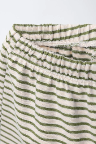 ecru/khaki | 6224/626/071 - Zara Брюки-джоггеры в полоску