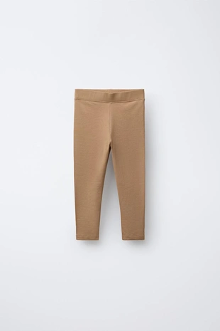 Набор из двух однотонных леггинсов с принтом - Заказать в России