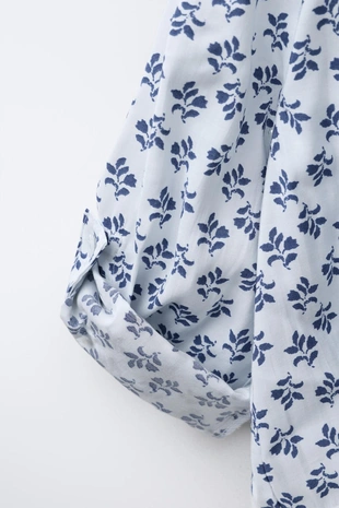 Рубашка с принтом в виде узла