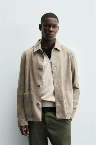 Купить Zara Замшевая куртка