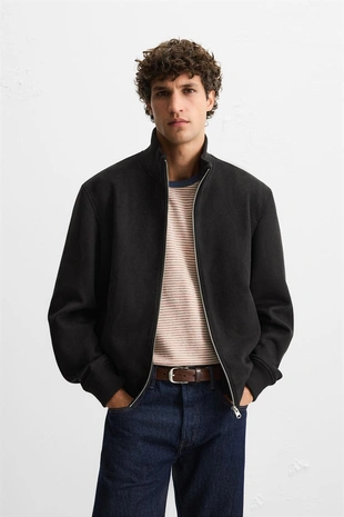Купить Zara Куртка под замшу