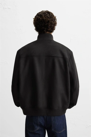Black | 6318/405/800 - Zara Куртка под замшу
