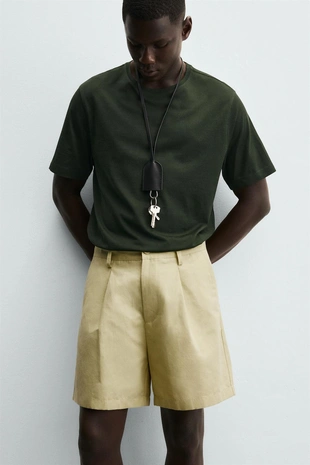 Футболка с мерсеризованной отделкой- Заказать в России