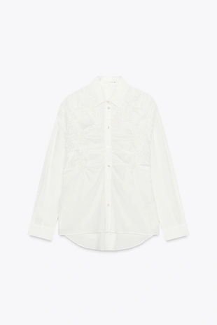 Рубашка с вышивкой — ZW COLLECTION- Заказать в России