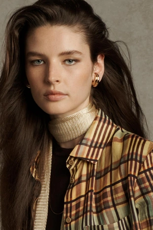 Рубашка в клетку из рами — ZW COLLECTION- Заказать в России