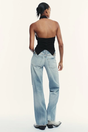 Топ халтер с текстурными сборками- Заказать в России