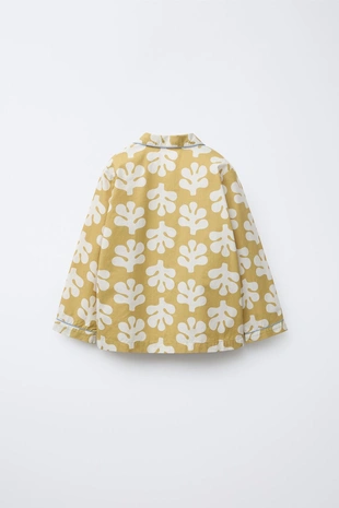 Green | 1562/596/500 - Zara 3-6 лет/ пижама, рубашка и брюки с узором форм