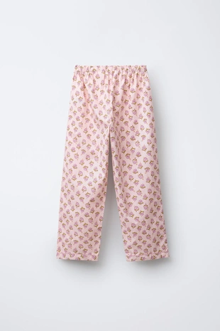 6-14 лет/пижама: рубашка и брюки с цветочным принтом- Заказать в России