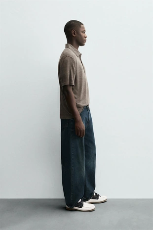 Поло из конопли и вискозы- Заказать в России