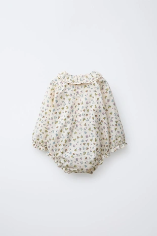 Боди с цветочным текстурным рисунком- Заказать в России