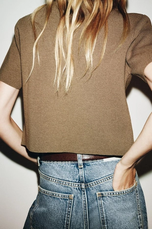 Кардиган с короткими рукавами