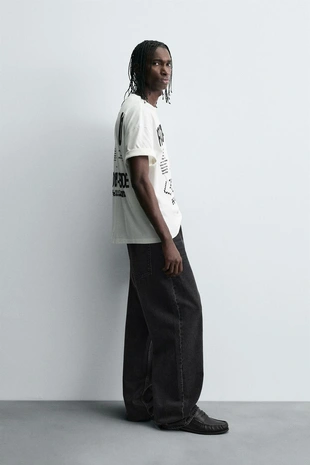 Футболка с графическим текстом- Заказать в России